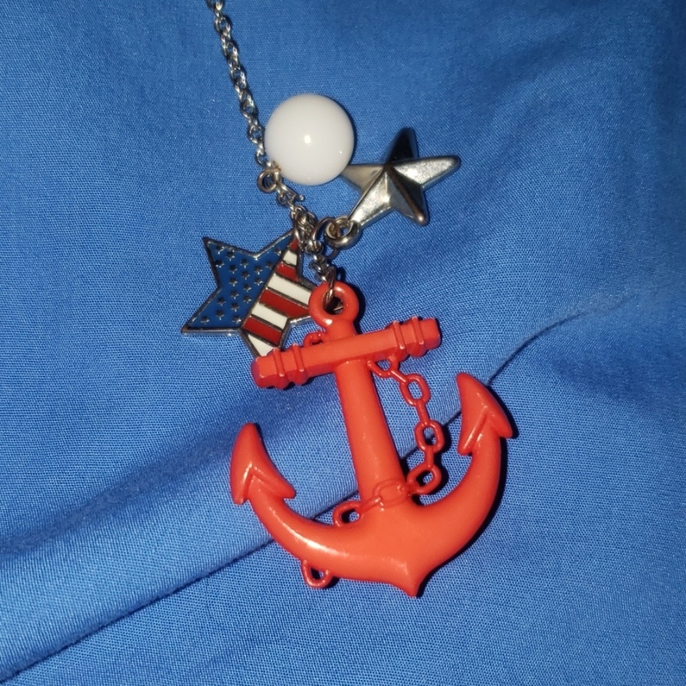 Hot Topic Nautical Anchor | Drop Chain Necklace |